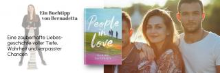 Zwei Männer und eine Frau. Link zum Buch People in Love.
